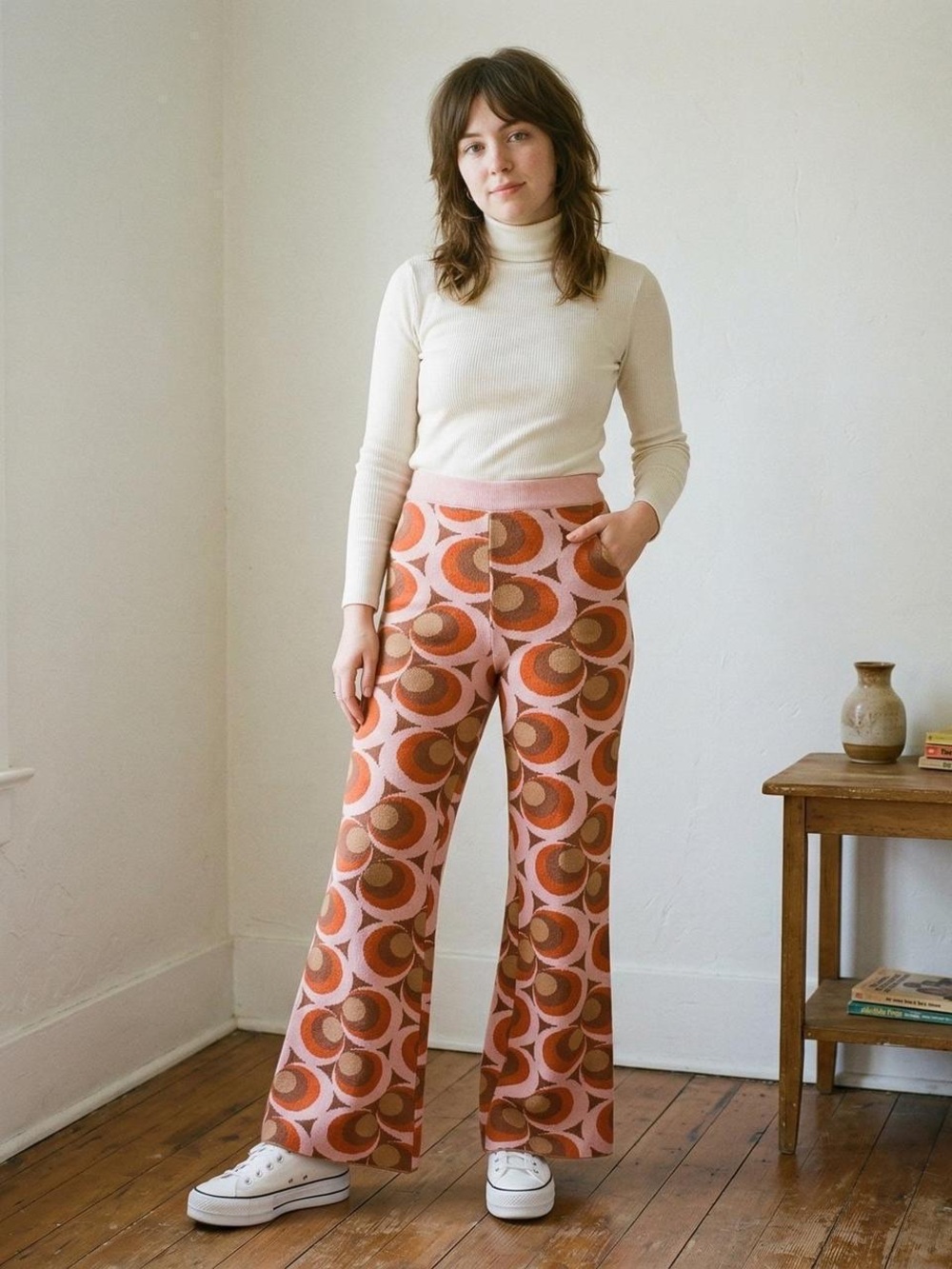 Retro 70s Wide Leg Pants